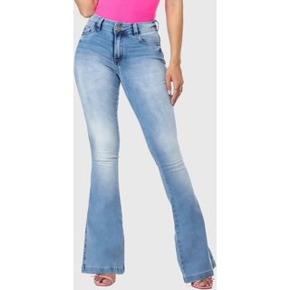 Calça Jeans HNO Jeans Flare Sky Brech Azul