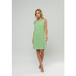 Vestido Curto Regata Com Laço Nos Ombros Salvatore Verde