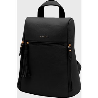 Mochila de Couro Mariart Dália Preta