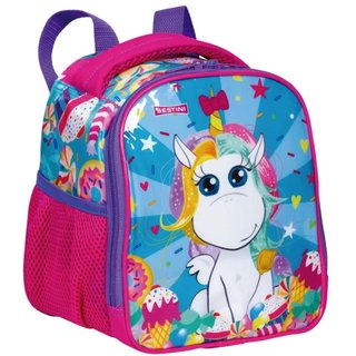 Infantil - Lancheira Grande Sestini 20X Unicórnio Colorido Multicolorido