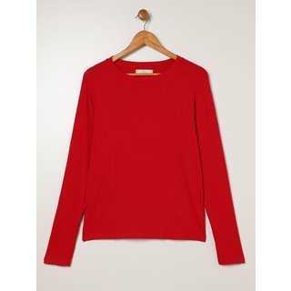 Blusa Manga Longa Autentique Plus Size Feminina VERMELHO