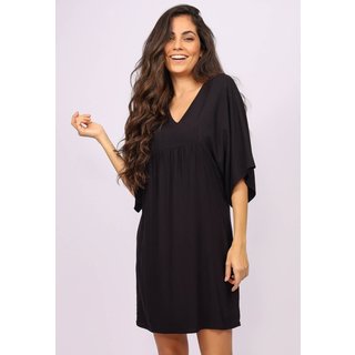 Vestido Curto Bata Amazonia Vital Preto
