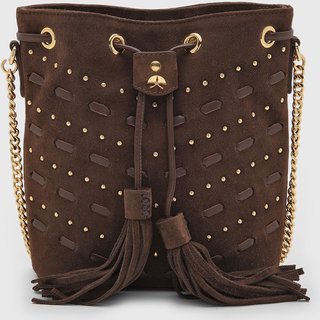 Bolsa Feminina Luiza Barcelos Bucket Marrom