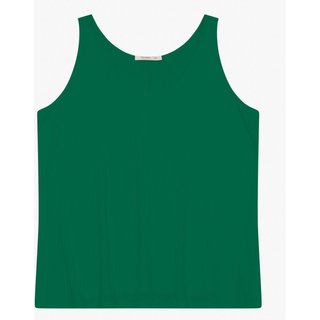Regata Plus Size Em Ribana Canelada Secret Glam Verde