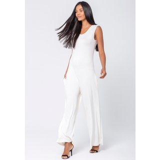 Macacão Regata Amazonia Vital Amplo Malha Branco