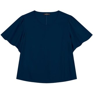 Blusa feminina em viscose Essendi AZUL ESCURO Azul