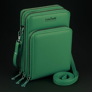 Bolsa Feminina Porta Celular Shoulder Bag Star Shop Transversal Carteira Verde