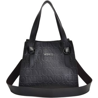 Bolsa saco feminina Moncci alça tiracolo Preta