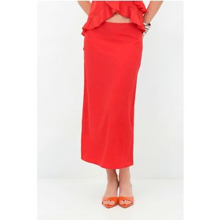Saia Basic Midi Feminina Inblanche