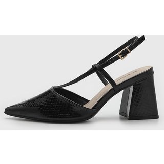 Scarpin Feminino cê Salto Médio Preto