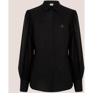 Camisa Dudalina Slim Lisa Cristal In25 Preto Feminino