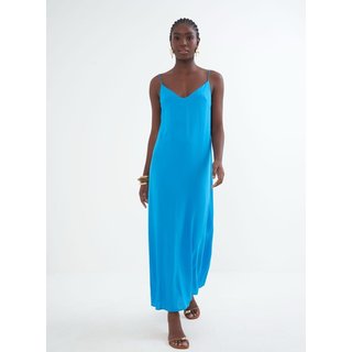 Vestido Midi Fluido Colcci Azul Klenn