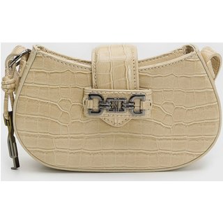 Bolsa Feminina Santa Lolla Textura Croco Bege