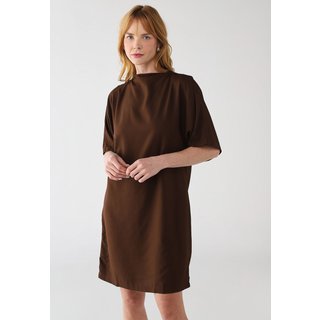 Vestido Forum Curto Liso Marrom