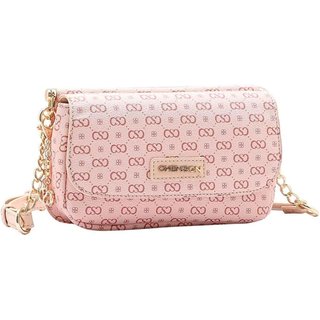 Bolsa Feminina Transversal Chenson Cg84975 1824975 Rosa