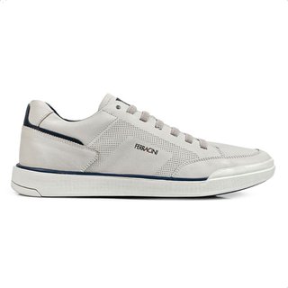Sapatênis de Couro Ferracini Masculino Star Fr 1062 Cinza
