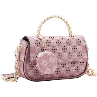 Bolsa Feminina Chenson Original New Cristal Mão Rose 3485032