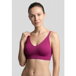 Sutiã Top Hope Bojo Removível Canelado Roxo