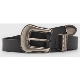 Cinto Feminino Luiza Barcelos Fivela Western Preto