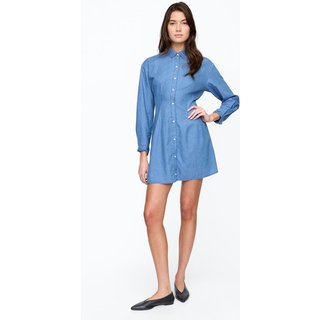 Vestido Jeans GAP Curto Botões Azul