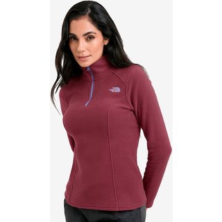 Moletom The North Face Fleece Glacier Hzip Roxo Feminino