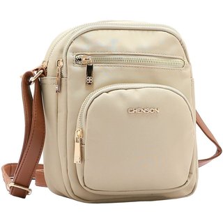 Bolsa Feminina Chenson Microfiber Bege 3184588