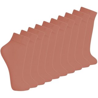 Kit 10 Pares de Meias Fio 40 Opaca Lupo 5531-001 Bege