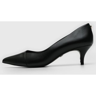 Scarpin Couro Jorge Bischoff v Salto Fino Preto