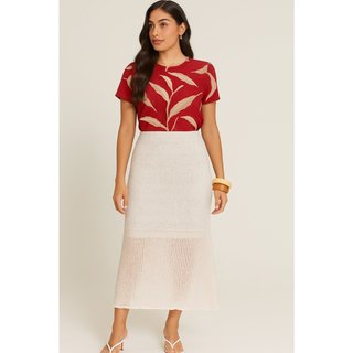 Blusa Rudély Viscose Vermelho