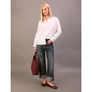 Camisa Feminina Com Bordado Calvin Klein Jeans - Branco Calvin Klein Jeans