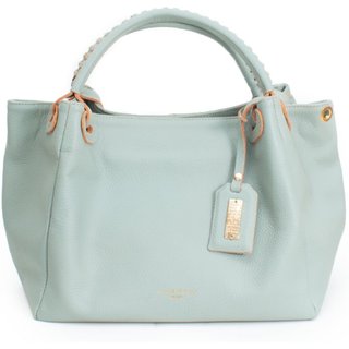 Bolsa Feminina Em Couro Alça de Mão Verde Musgo "Ana Beatriz Pereira"""