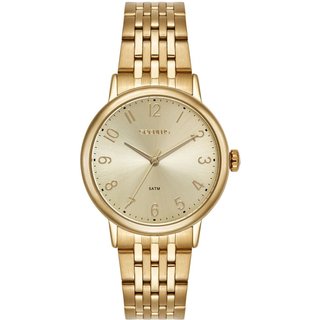 Relógio Masculino Seculus Aço Dourado Numeração Completa Seculus