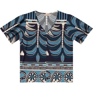 Blusa Feminina Estampada Endless Azul