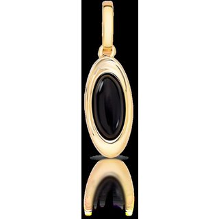 Infantil - Pingente Oval Onix Semijoia Banhado a Ouro 18K Ania Store