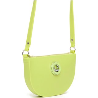 Bolsa Crossbody Easy Lança Perfume Logo Pr25 Verde Feminino