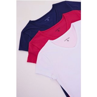 Kit 3 Camisetas Femininas em Malha Planet Girls Sortido