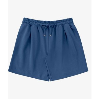 Bermuda Feminina Moletom Sarjado Secret Glam Azul
