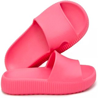 Chinelo Slide Nuvem Confortável Anatômico Super Leve Pink