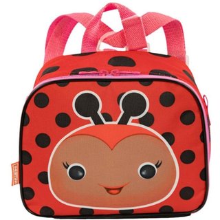 Infantil - Lancheira Pequena 2 em 1 Sestini Joaninha - Colorido Multicolorido