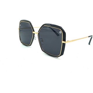 Óculos Solar Prorider Preto com dourado lente fumê