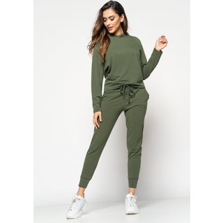 Conjunto Salvatore Comfy Com Casaco Capuz e Jogger Moletinho Verde