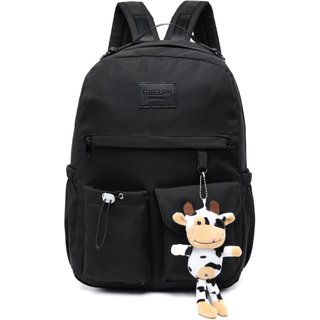 Mochila Feminina Escolar Bolsa Casual Notebook Reforçada Chaveiro