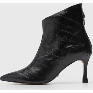 Bota Feminina Capodarte Couro Cano Baixo Preta