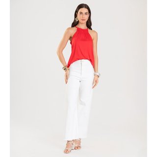 Blusa Feminina de Alça Infinita Cor Vermelho
