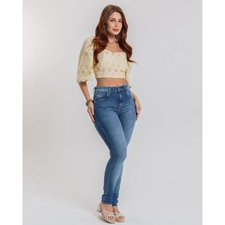 Calça Feminina - Skinny - Black Jeans - Denim Médio