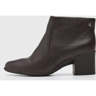 Bota Feminina Bottero Salto Médio Café