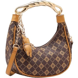Bolsa Feminina Chenson Monograma Elemento Gráfico 3485392 Café