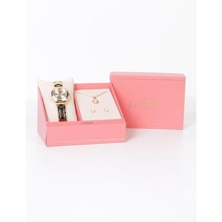 Relógio+Acessório Condor Feminino DOURADO