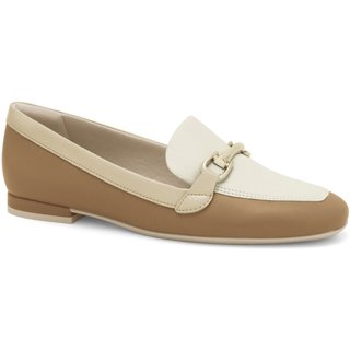Mocassim Feminino Camel Multicolor Sola Antiderrapante Comfortflex 2579304-1
