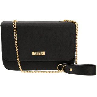Bolsa Retta Transversal Corrente Preta